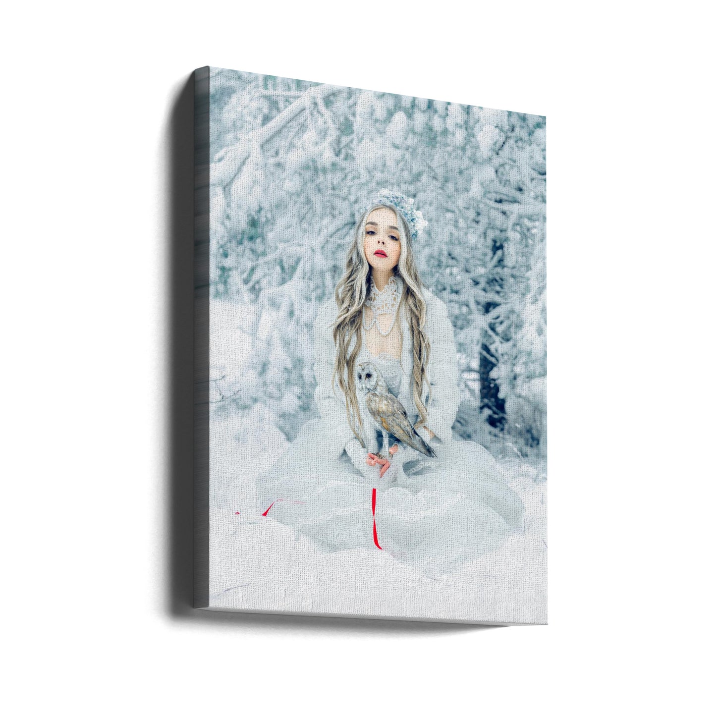 Snöbunden stillhet | Canvas