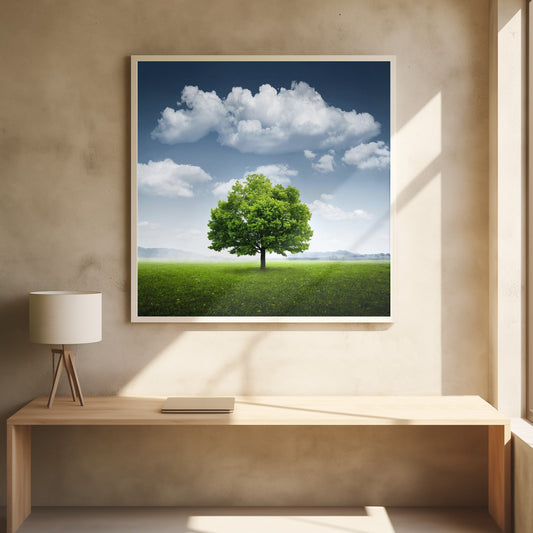 Albero solitario | Carta da Parati Fotografica