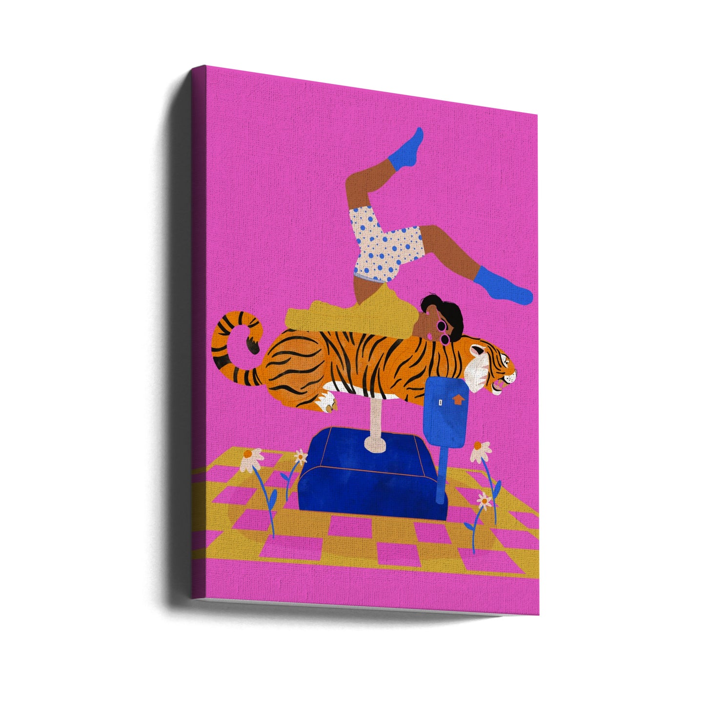 Mets un tigre dans ton cœur | Tableaux sur Toile