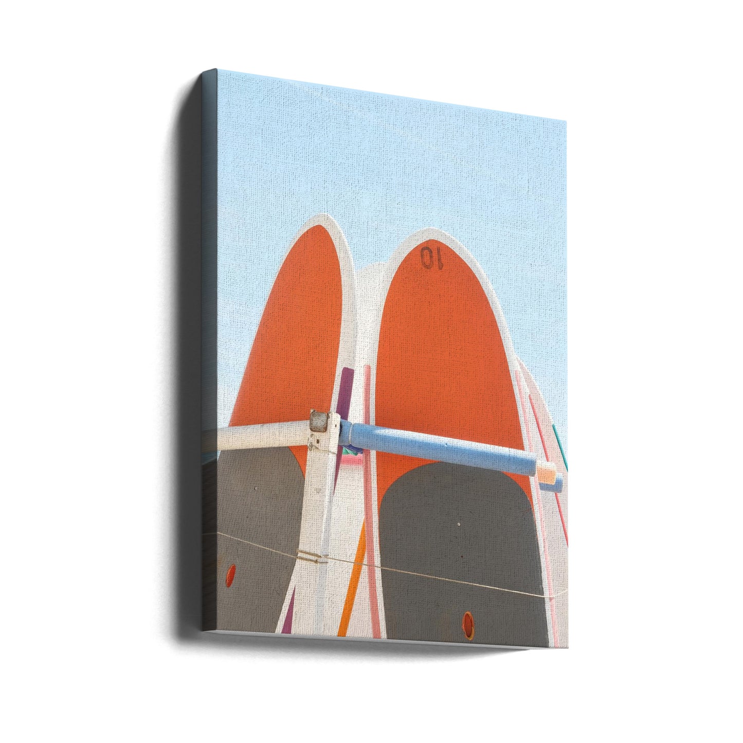 Surfowanie na plaży_001 | Wydruki na łótnie