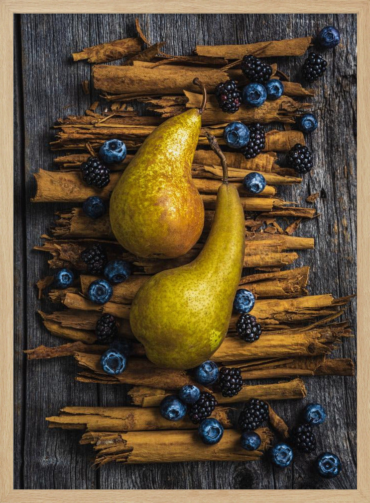 Pears and cinammon | Poster