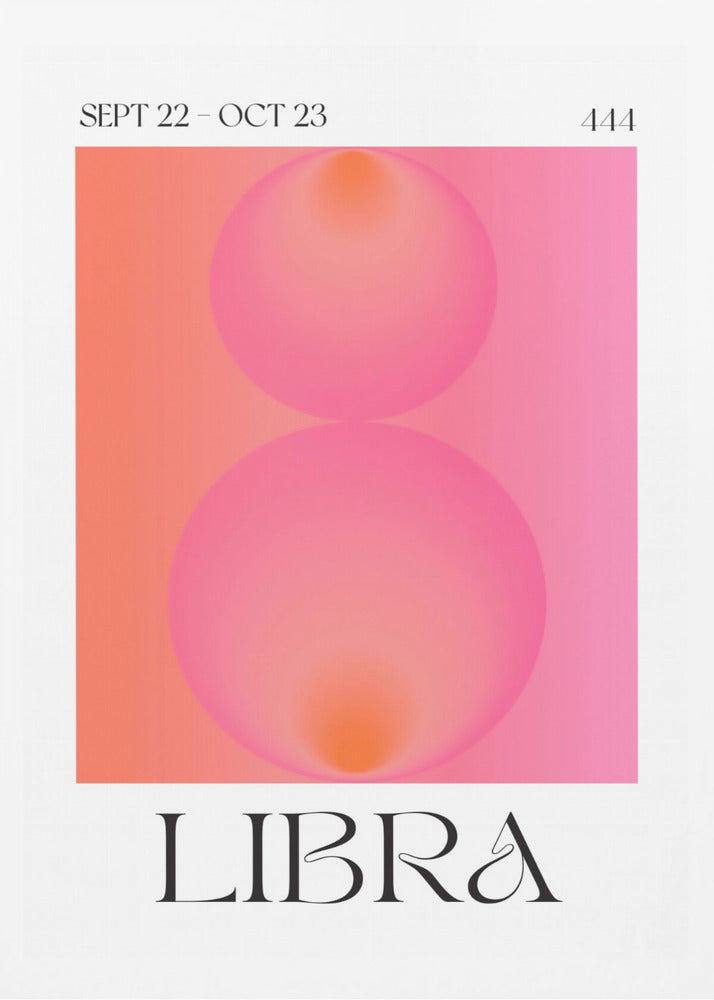 Libra&#039;s Dual Glow | Poster