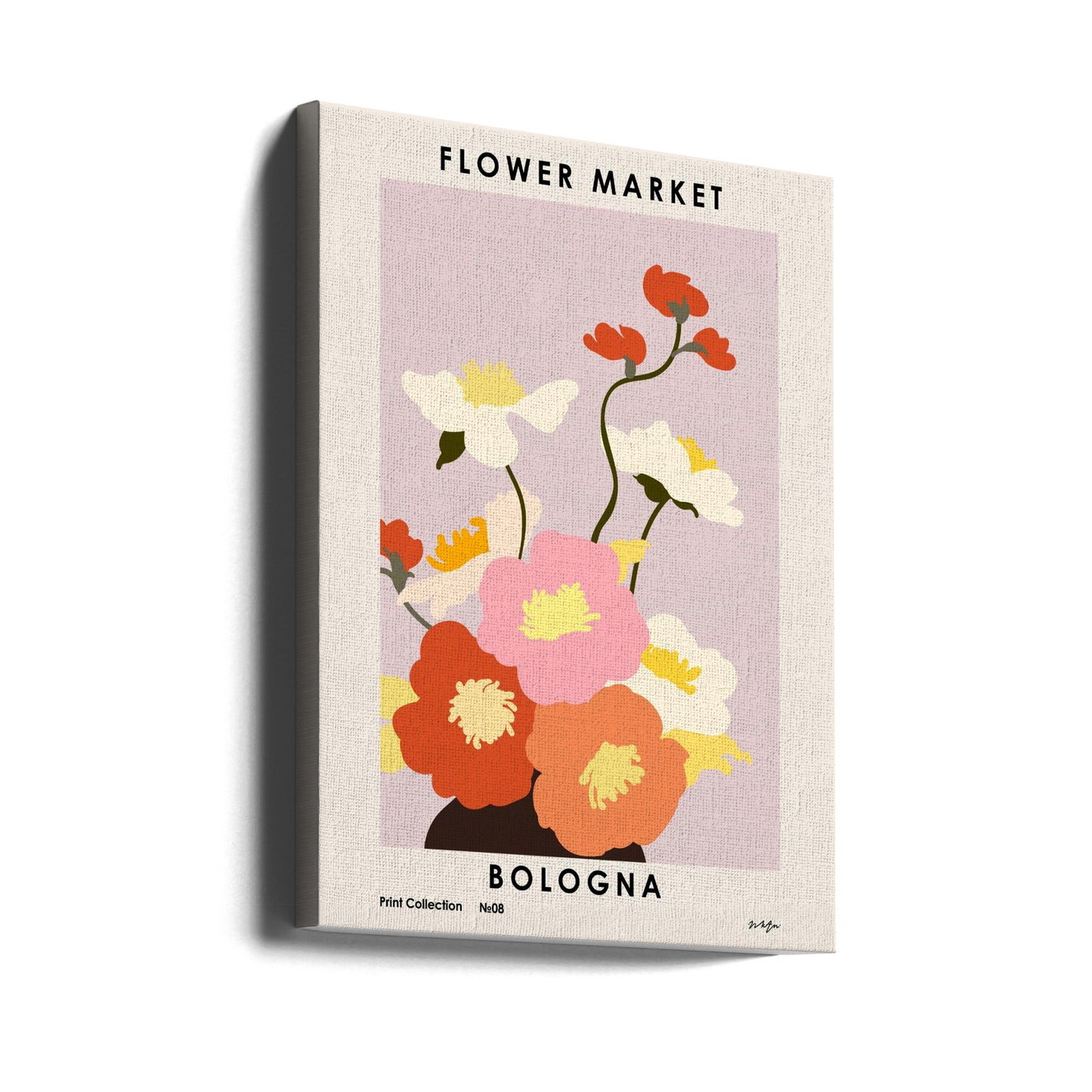 Mercado de las Flores. Bolonia | Impresiones en Lienzo