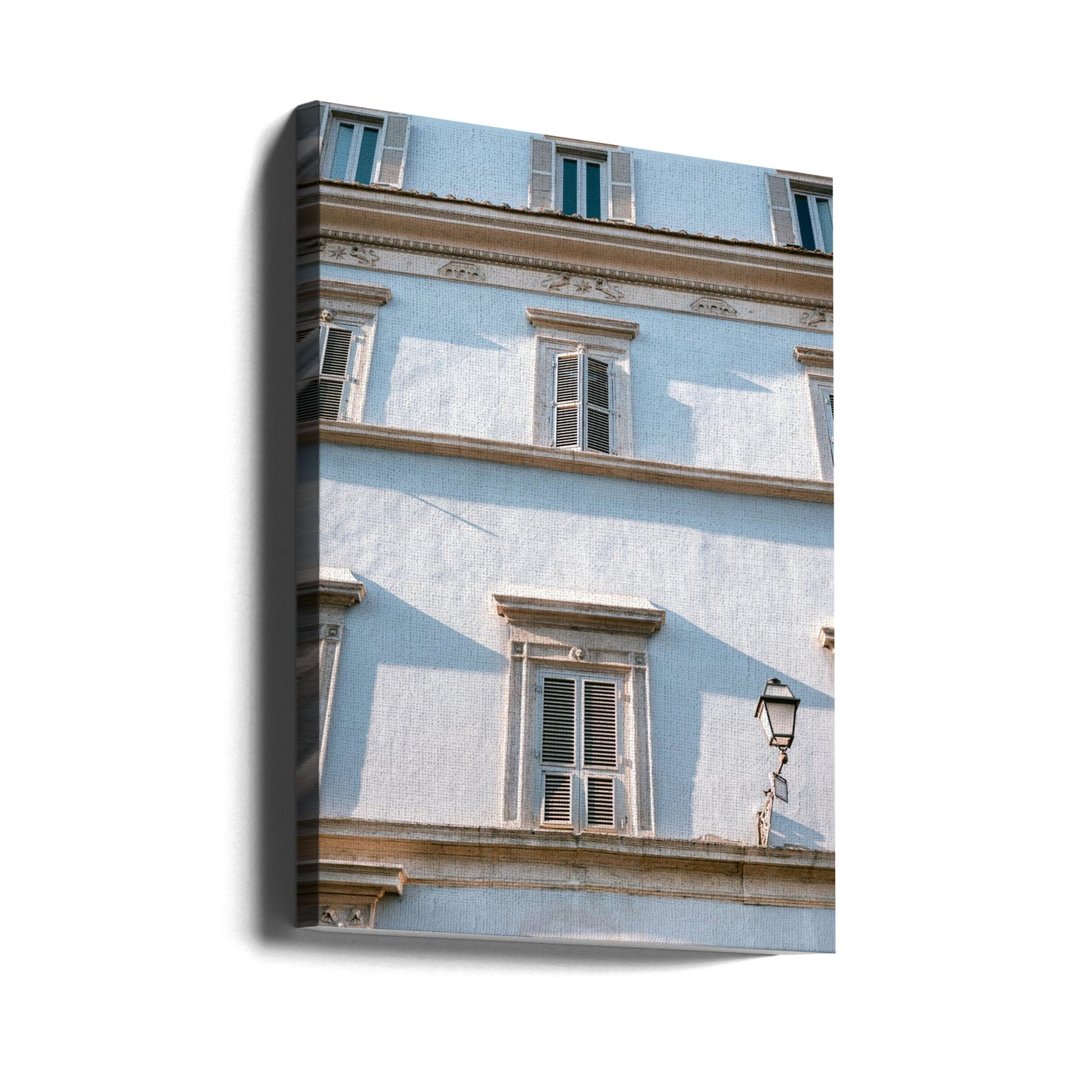 Blautöne von Rom – Italien-Reisefotografie || | Leinwand
