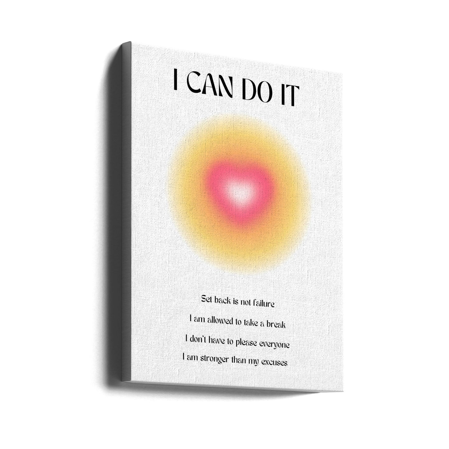 Motivational Aura Poster | Canvas