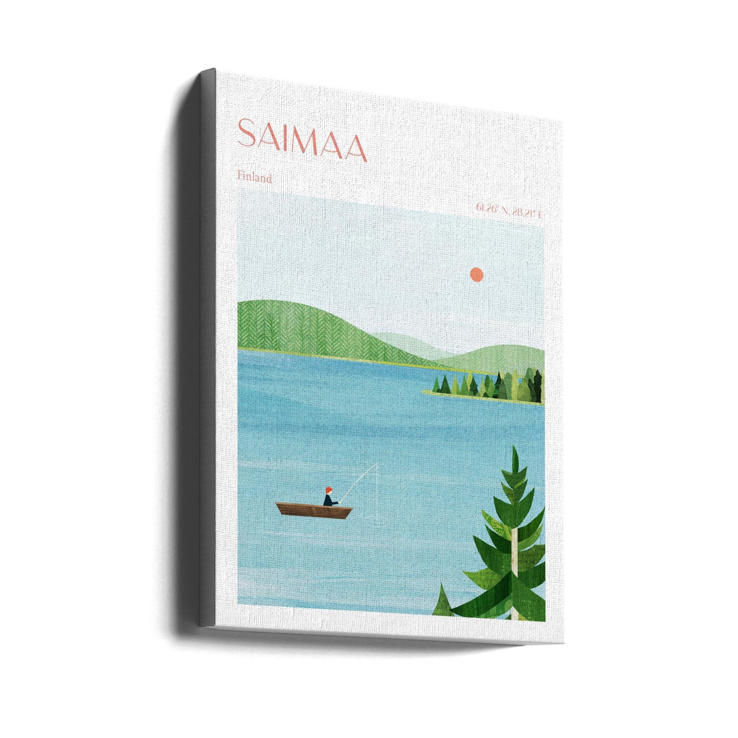 Lago Saimaa, Finlandia | Impresiones en Lienzo