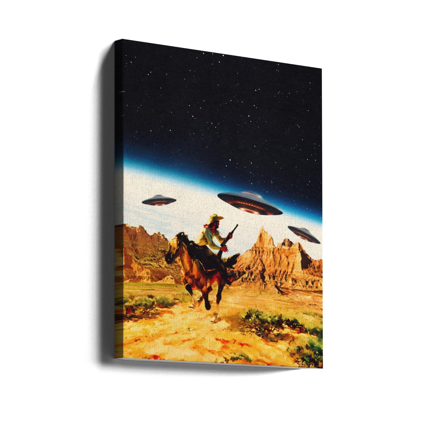 UFO-avaruusjahti | Canvastaulut