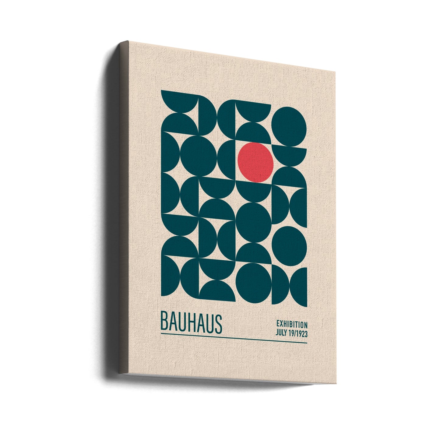 Bauhaus Blå Sfärer | Canvas