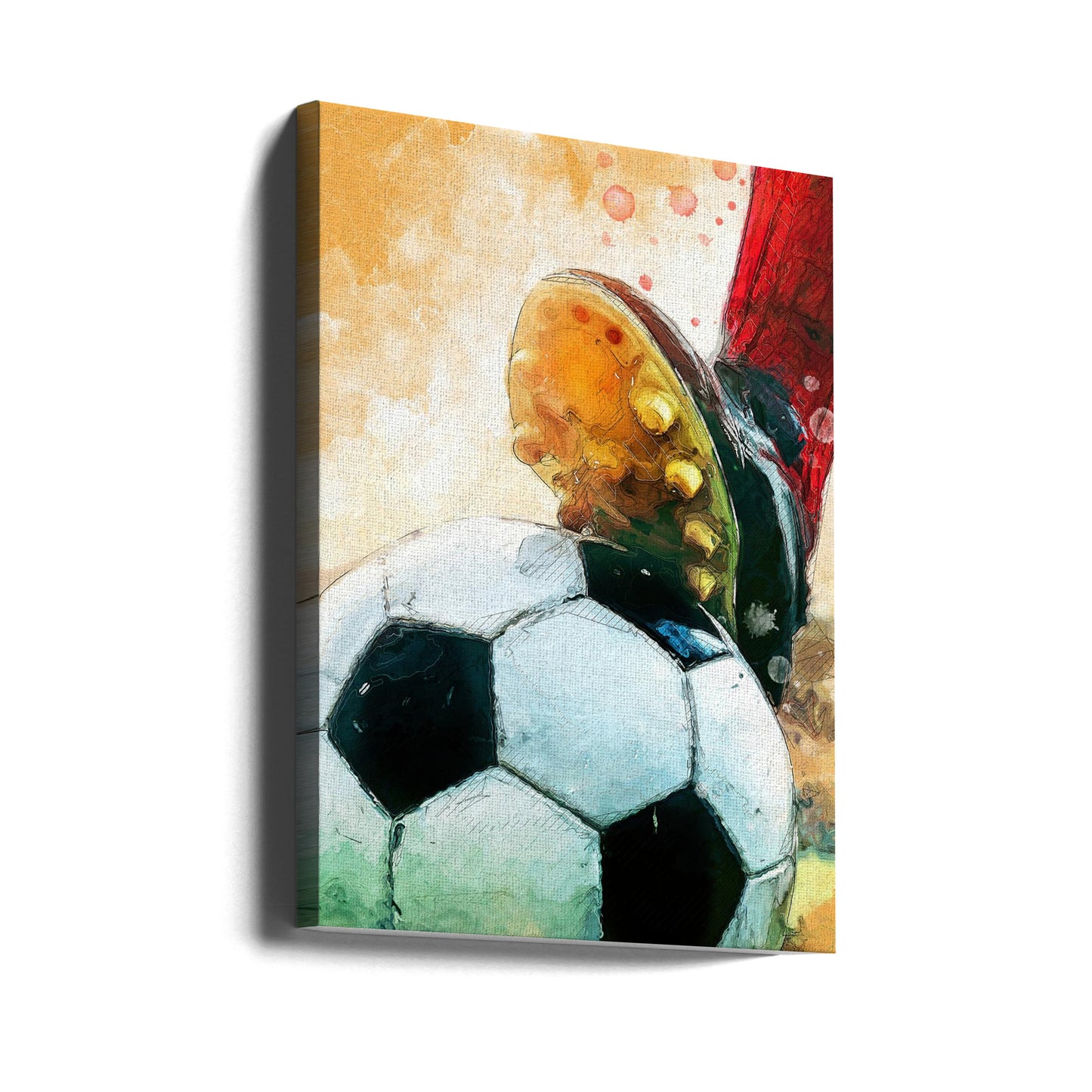 Football 1 art sportif | Tableaux sur Toile