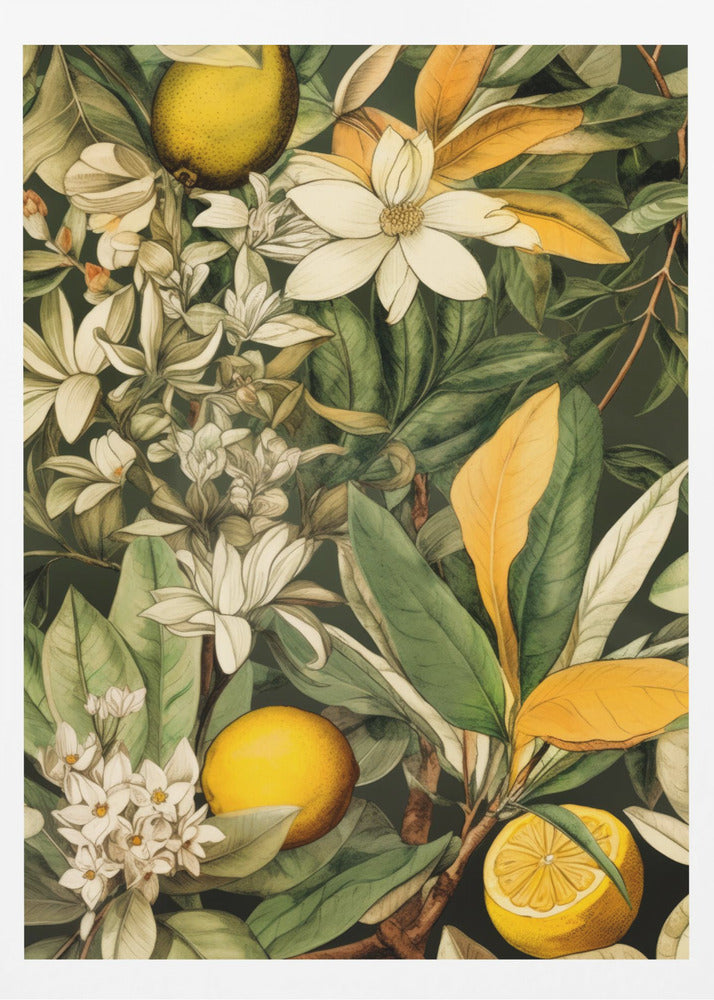 Flowers and fruits 1 | Poster