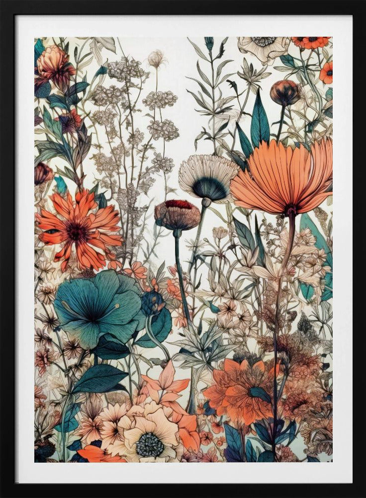 Fleurs des prés 9 | Affiche