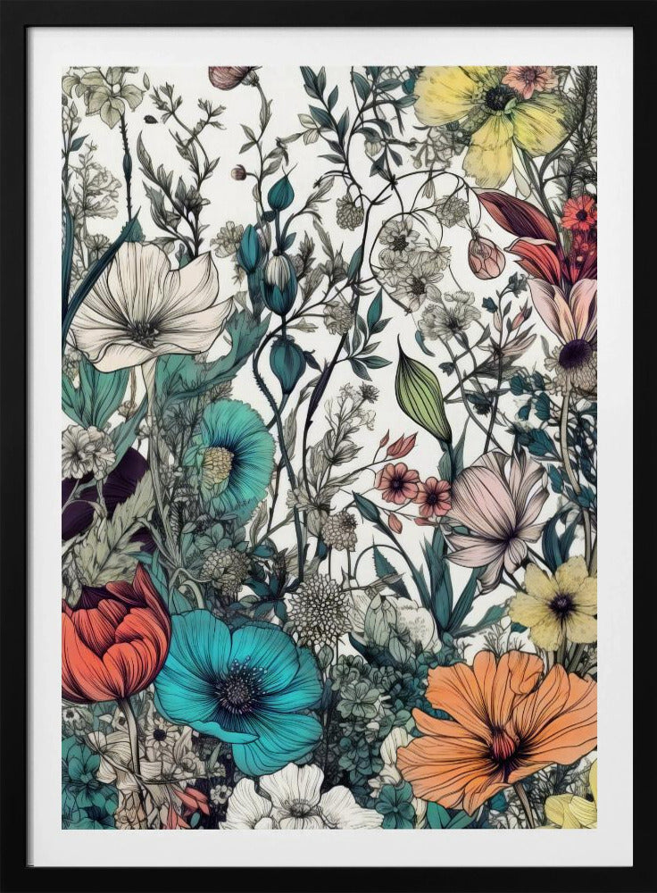 Fleurs des prés 12 | Affiche