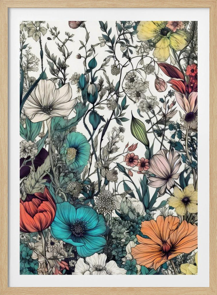 Fleurs des prés 12 | Affiche