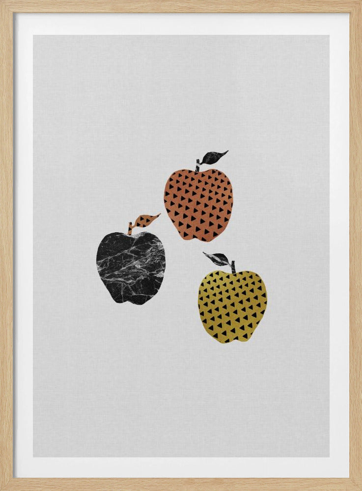 Scandi Apples | Poster