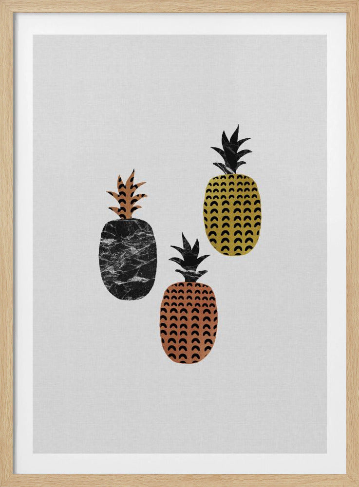 Scandi Pineapples | Poster