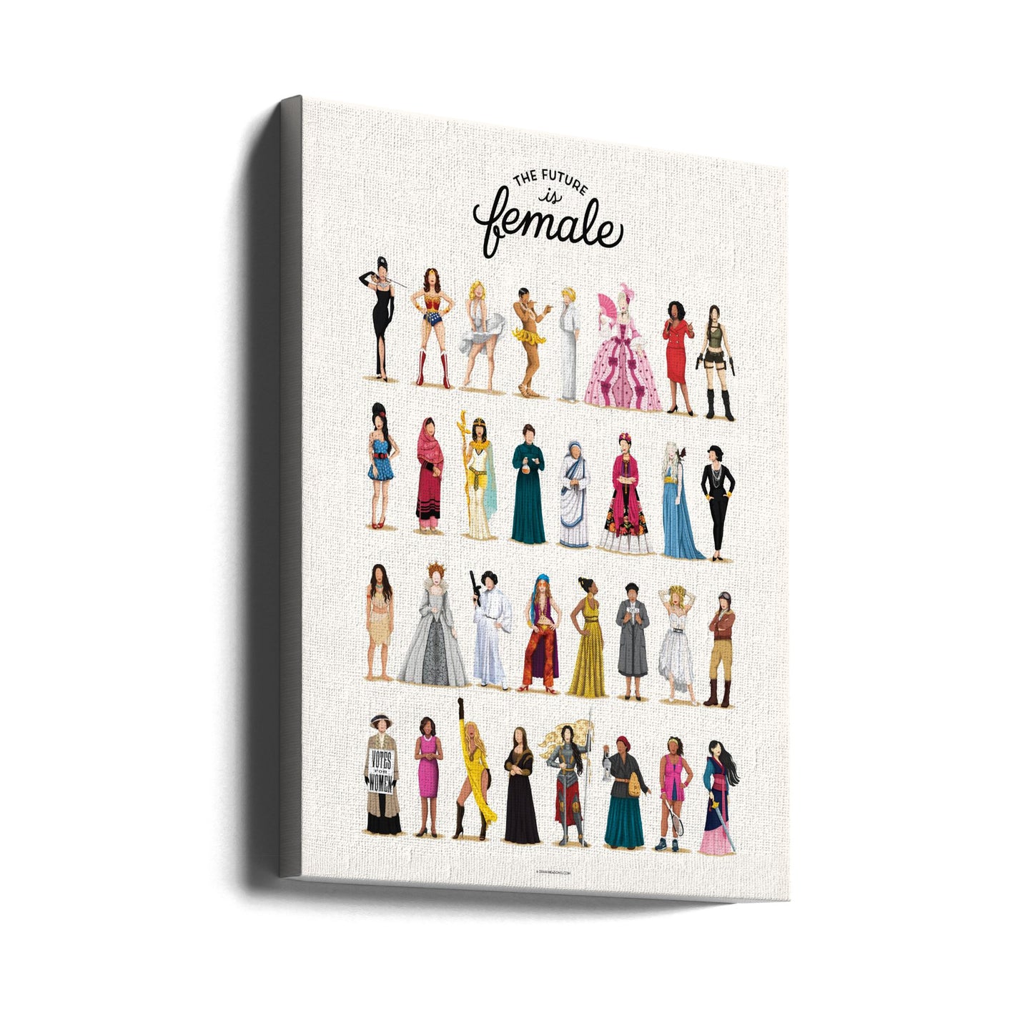 L'avenir est féminin | Tableaux sur Toile