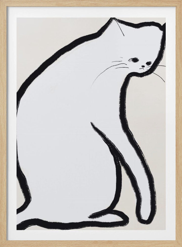 White cat | Poster