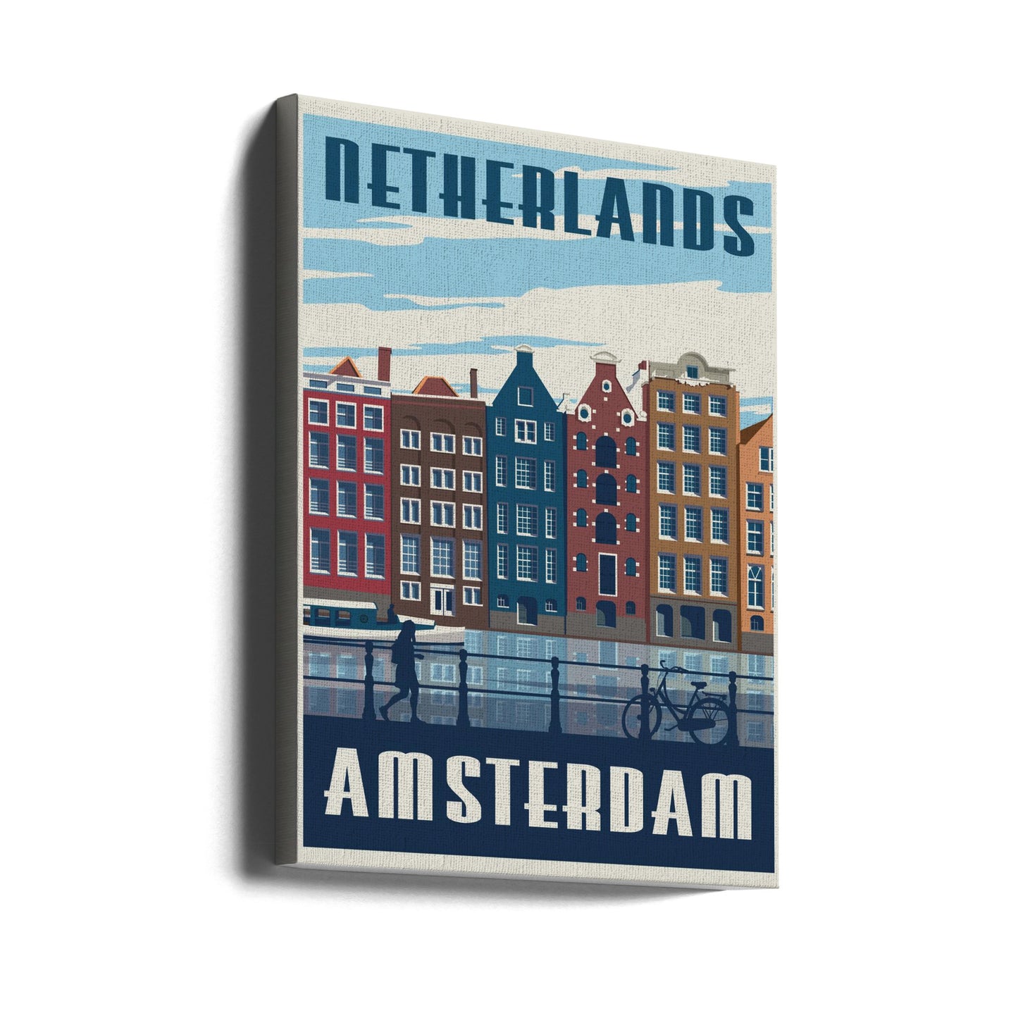 Impression de voyage d'Amsterdam | Tableaux sur Toile