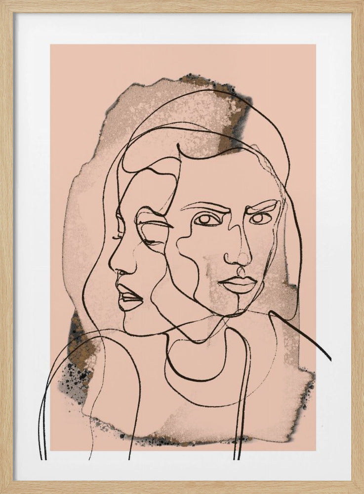 Dualität in Linien | Poster