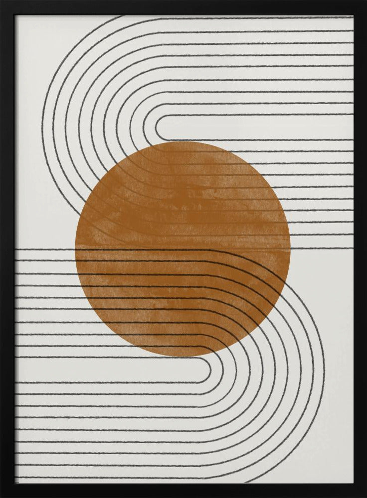Equilibrio Beige y Marrón No.3 | Posters  - Impresiones de Arte