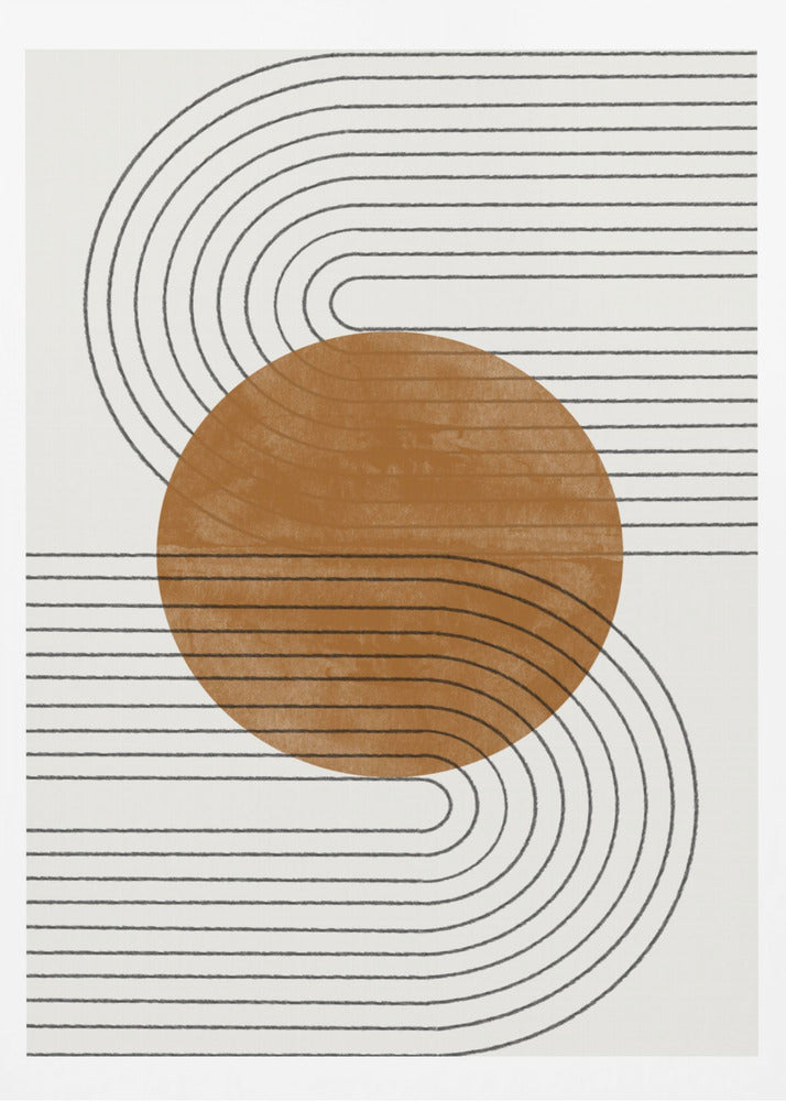 Equilibrio Beige y Marrón No.3 | Posters  - Impresiones de Arte