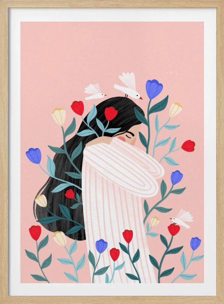 Blommor och stillhet | Poster