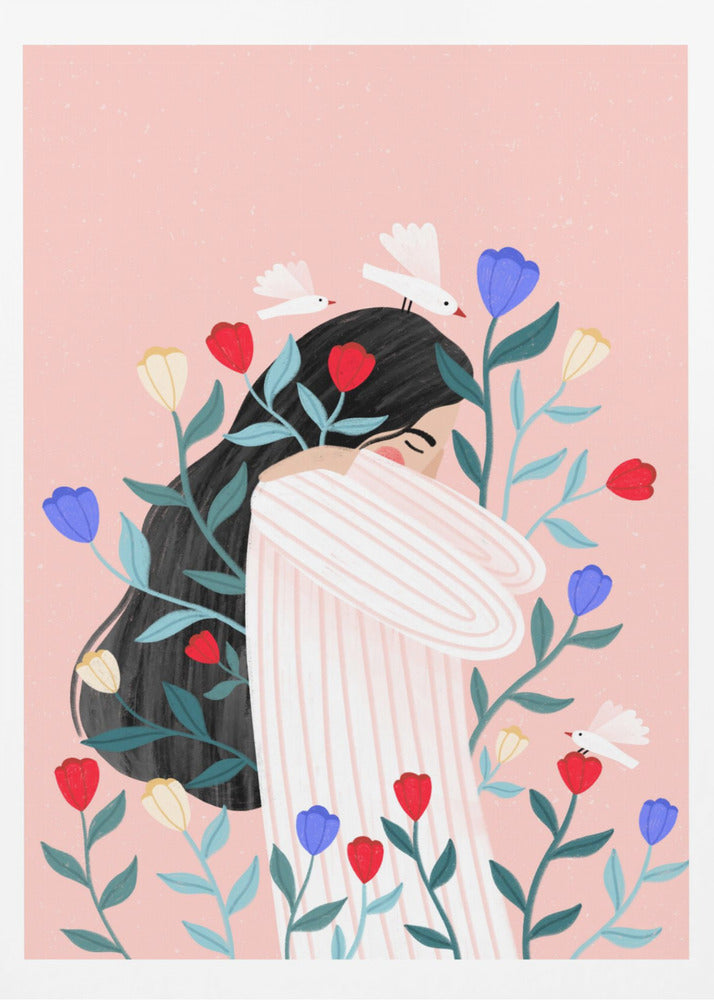 Blommor och stillhet | Poster