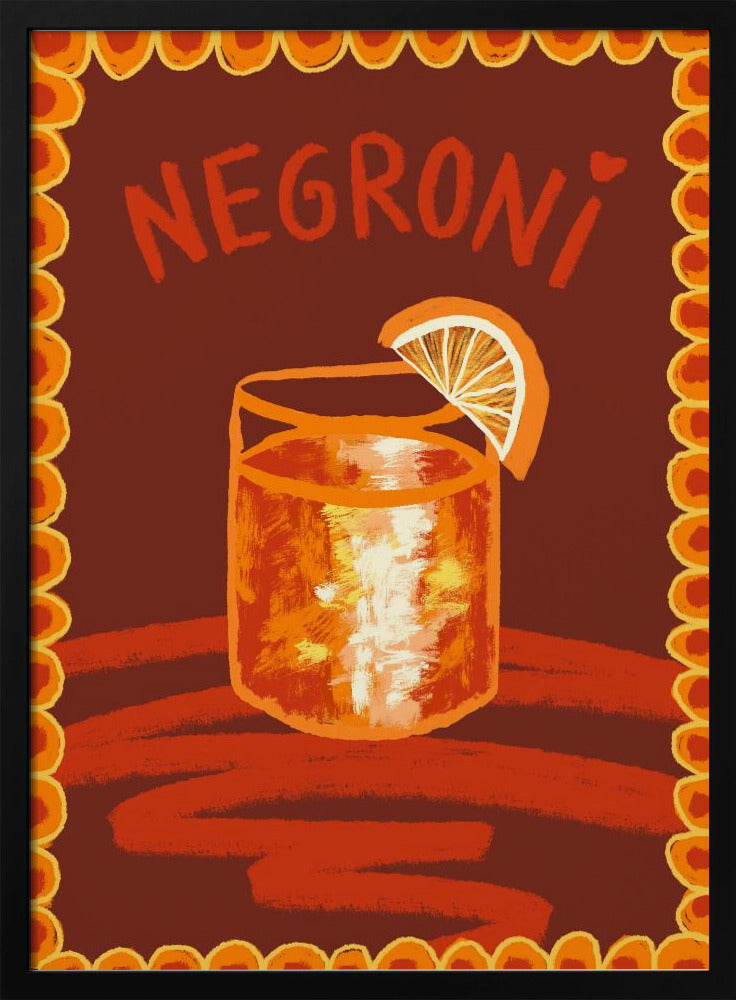 Cocktail Negroni | Poster