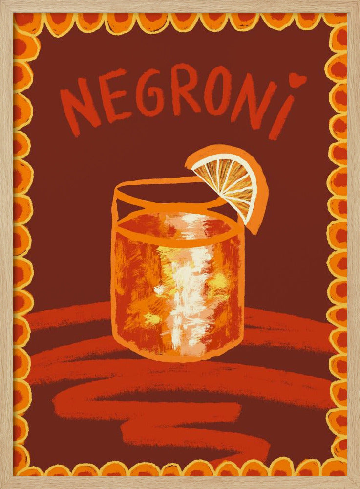 Cocktail Negroni | Poster