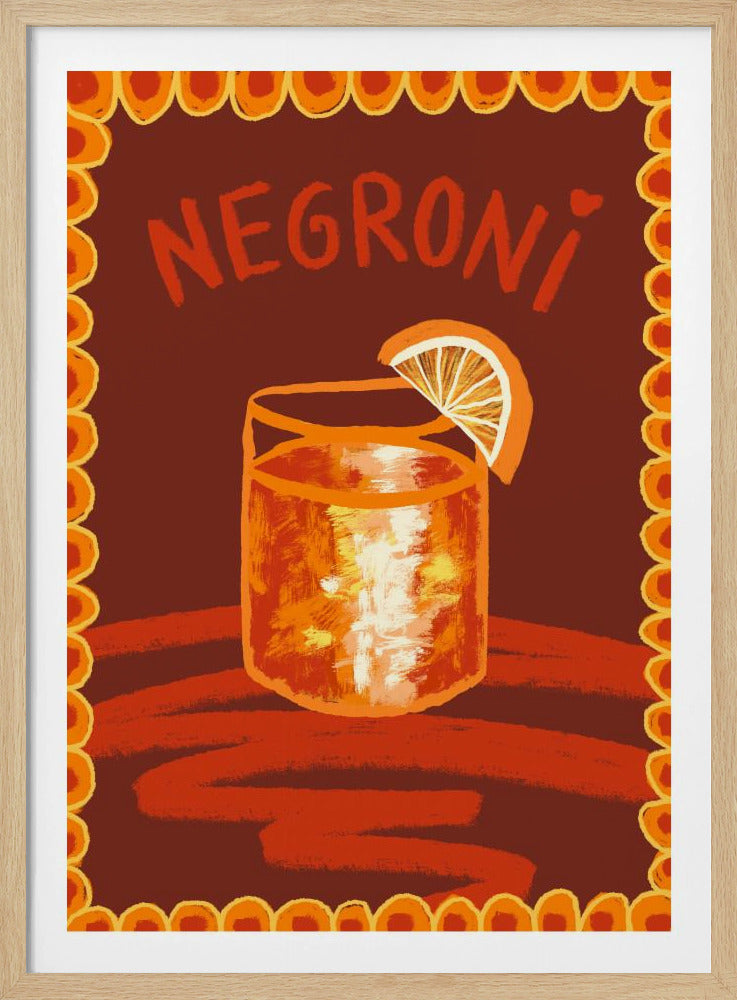 Cocktail Negroni | Poster