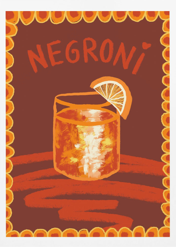 Cocktail Negroni | Poster