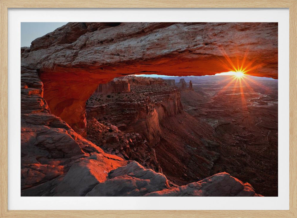 Lever de soleil sur l'arche de Mesa | Posters - Affiche Artistique