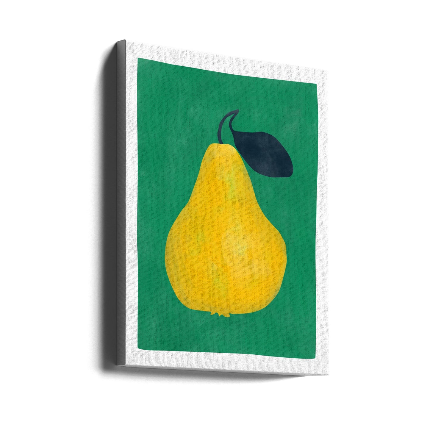 Minimalist Yellow Pear | Canvas