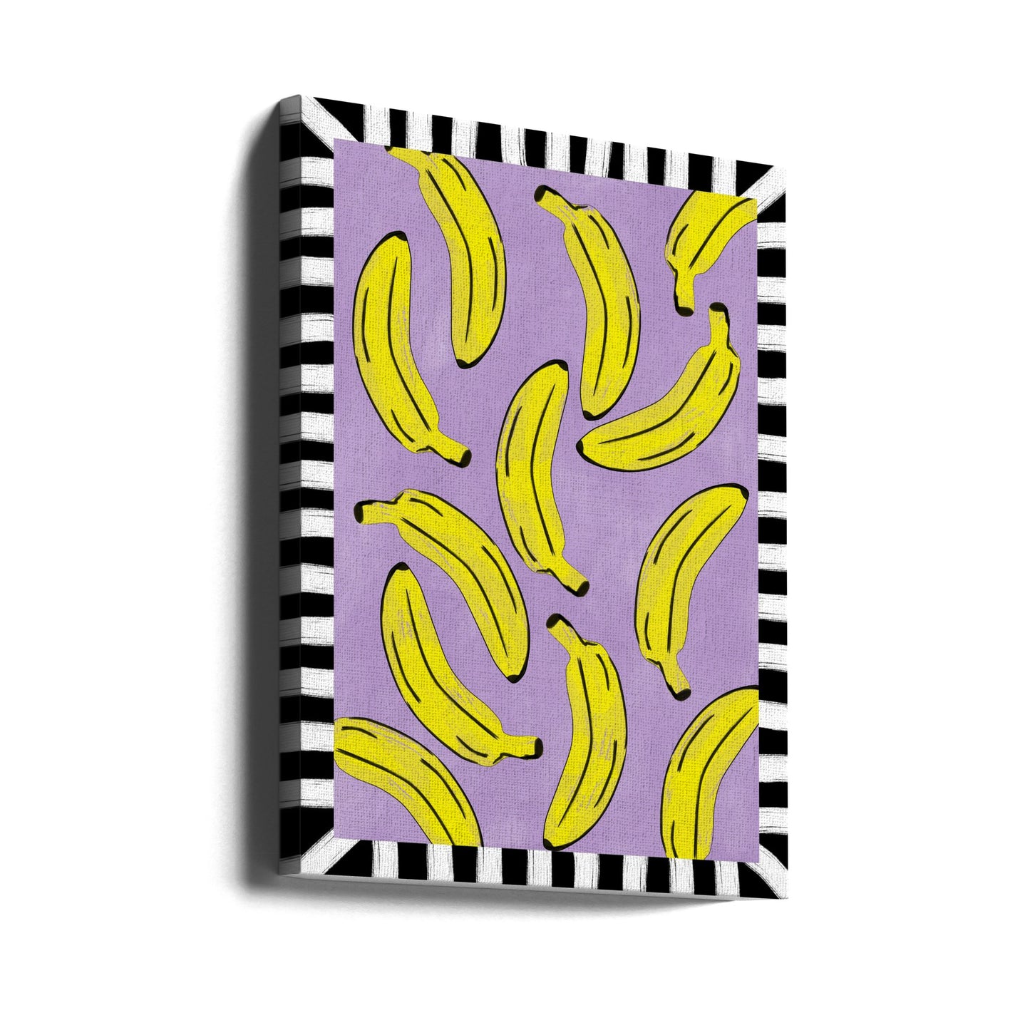 Yellow Bananas Abstract | Canvas