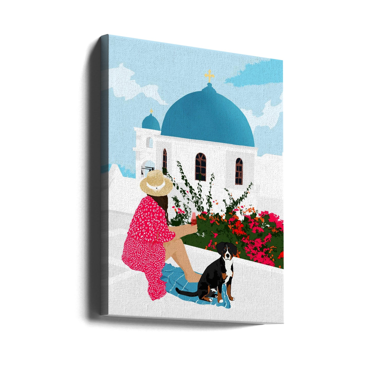 Vacanza in Grecia | Stampe su Tela