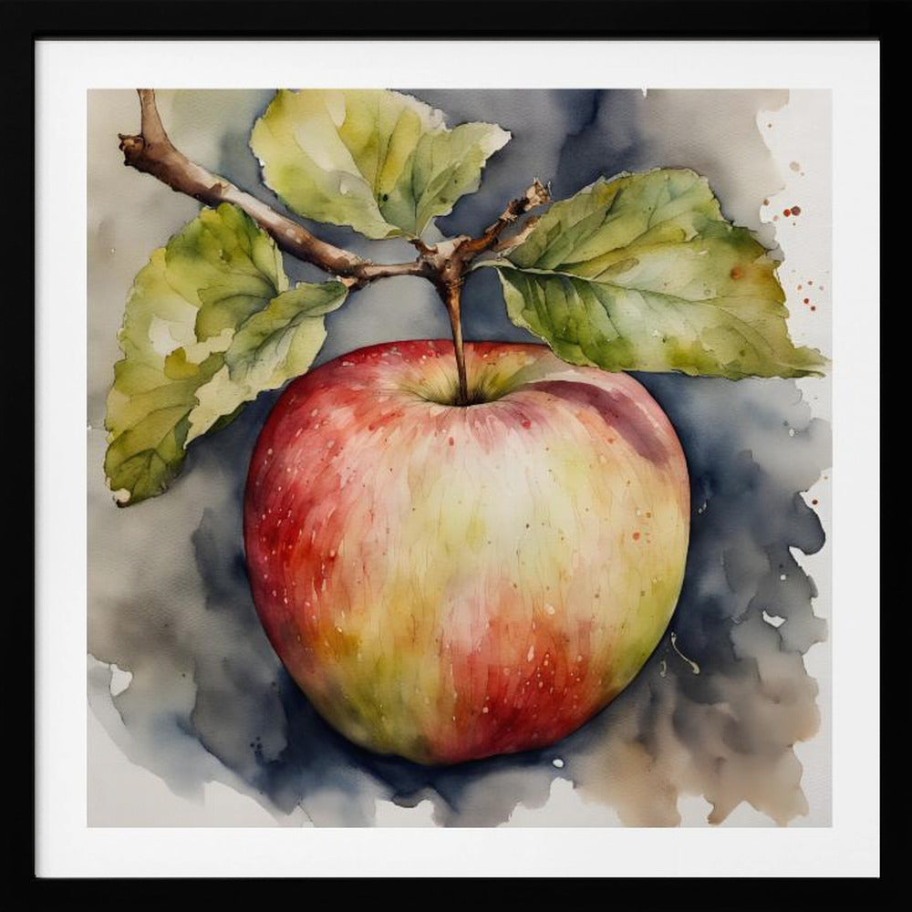 Appel, aquarel | Posters - Kunstdrukken