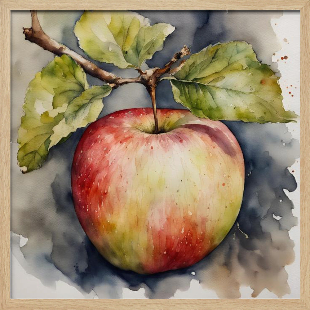 Appel, aquarel | Posters - Kunstdrukken