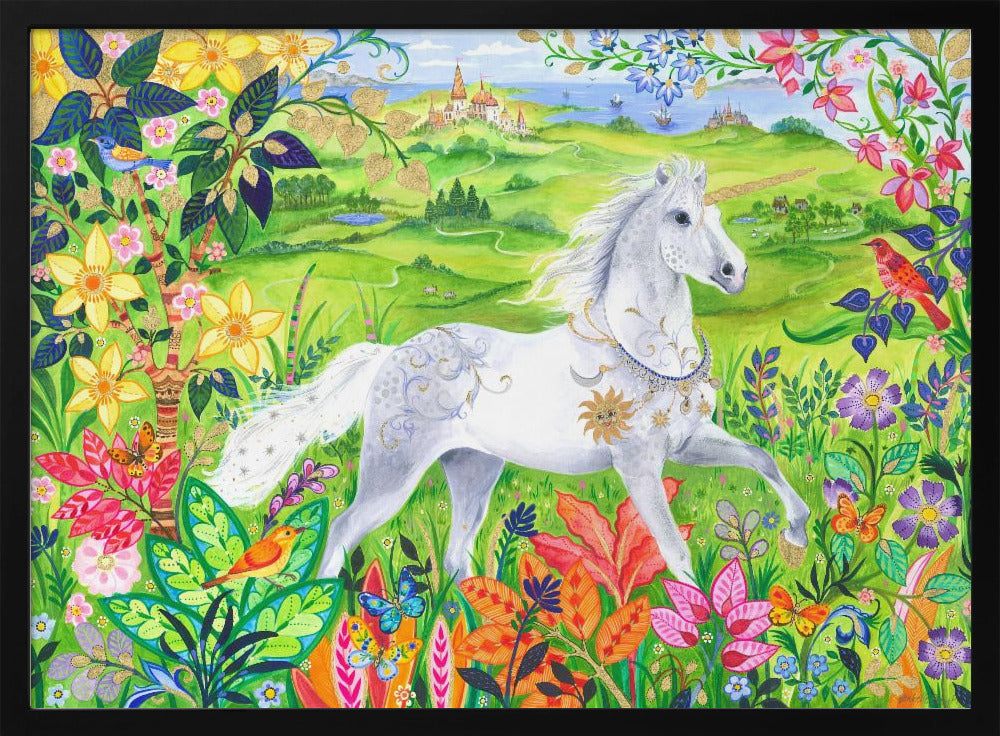 Majestic White Horse | Poster