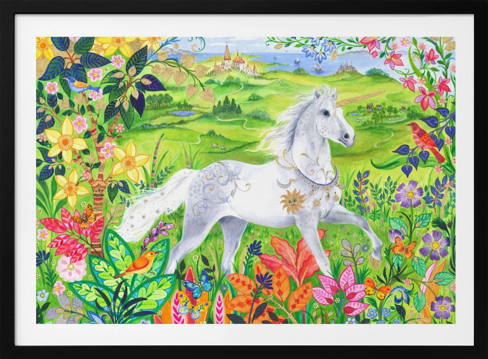Majestic White Horse | Poster