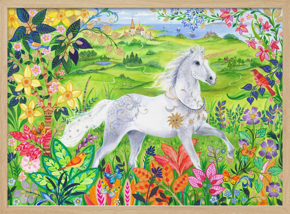 Majestic White Horse | Poster