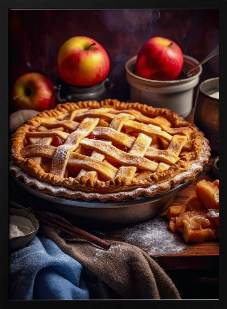 Apple Pie Cake food photography | Poster
