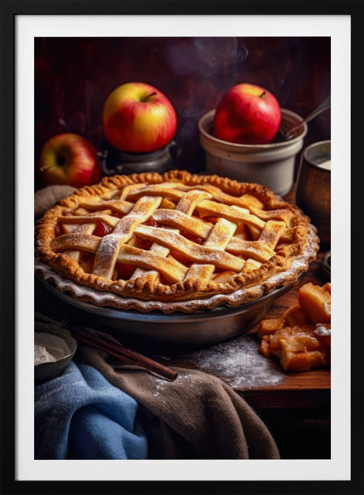 Apple Pie Cake food photography | Poster