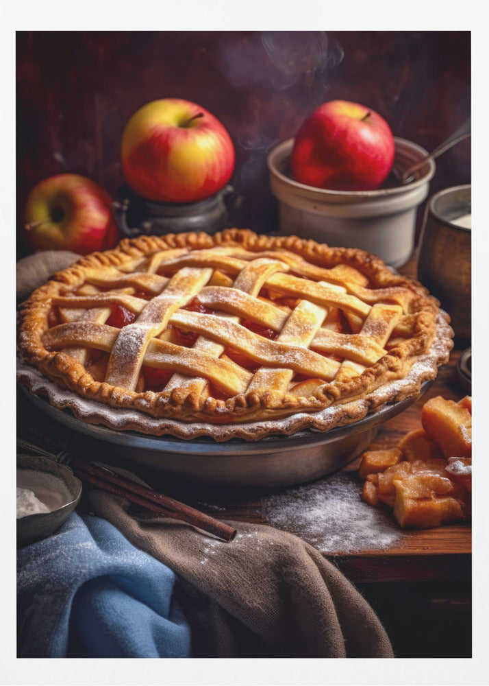 Apple Pie Cake food photography | Poster