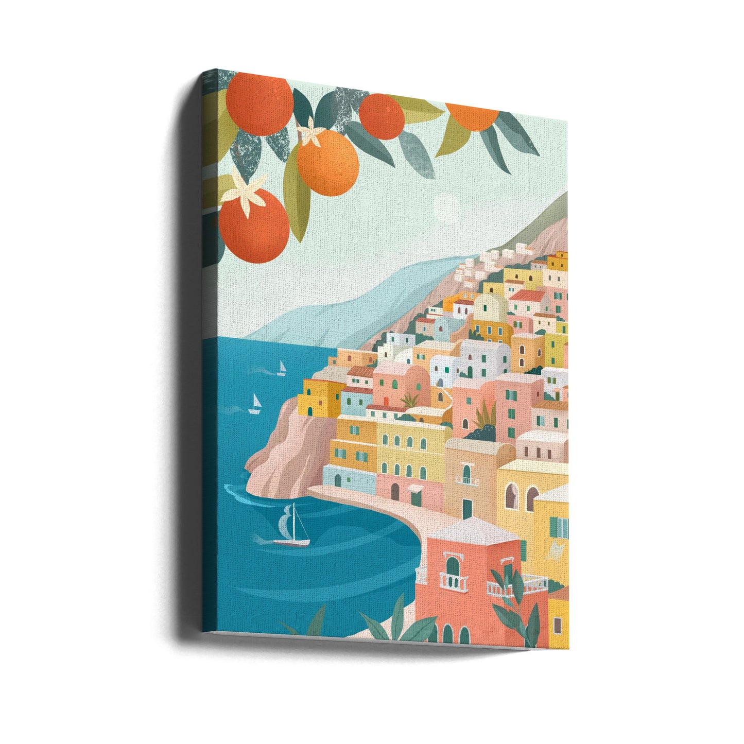 Costa de Positano Italia | Impresiones en Lienzo