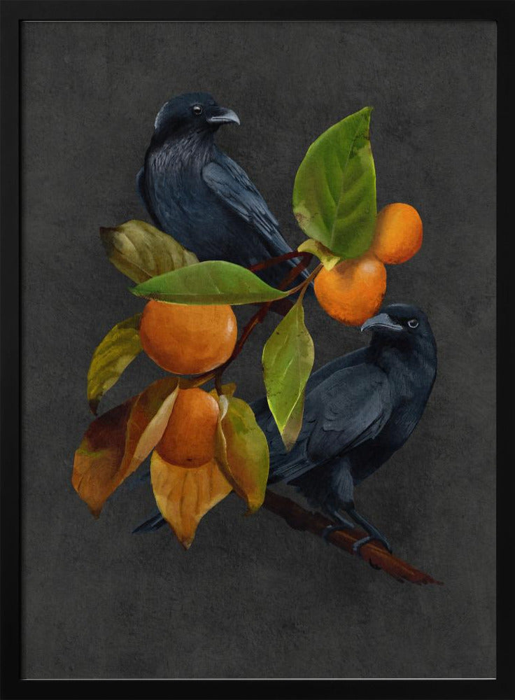 Crows and Persimmons | Poster