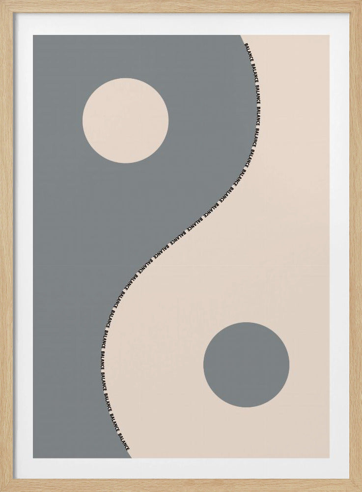 Balance gray | Poster