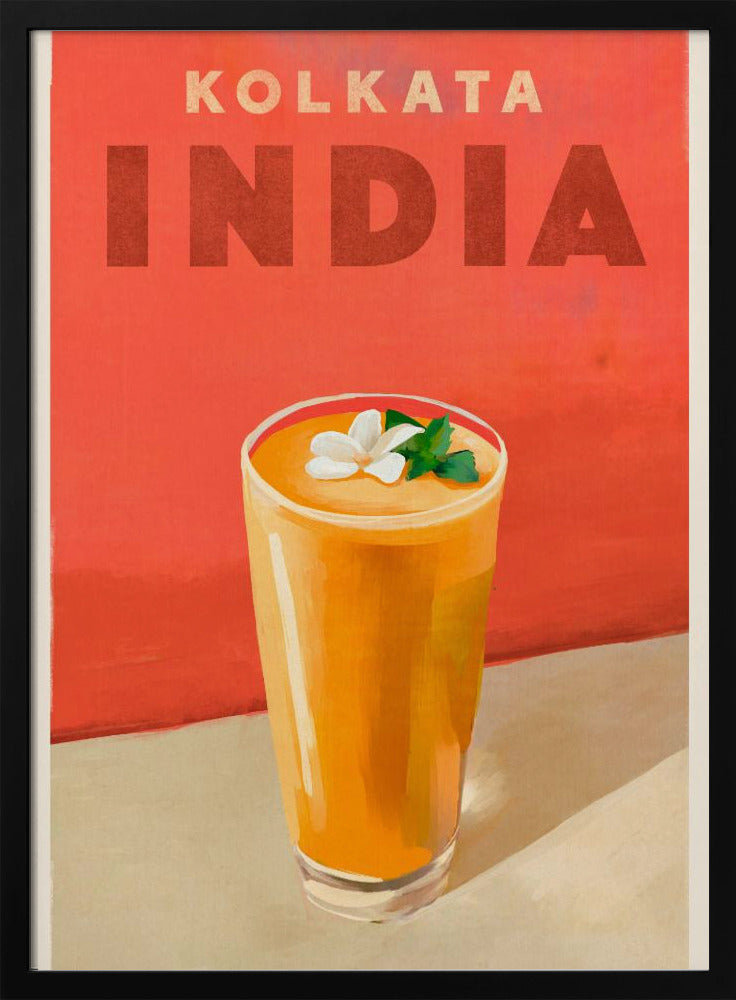Travel Poster Cocktail Kolkata India | Poster