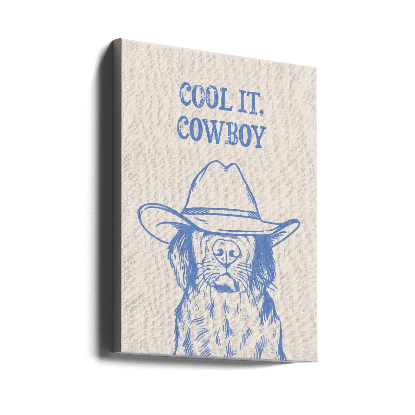 Cool it Cowboy Blue | Tableaux sur Toile