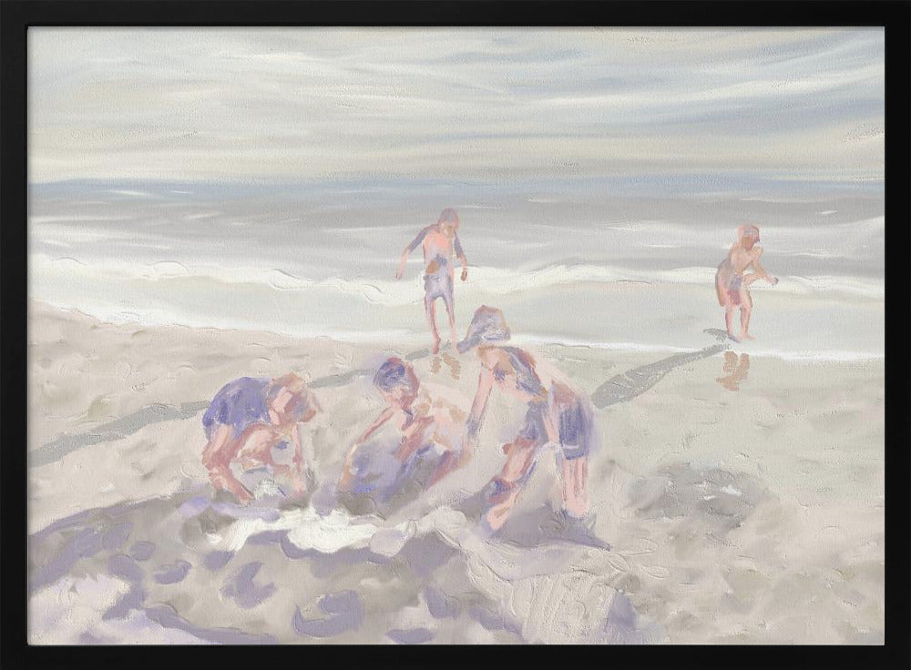 Les cousins ​​à la plage, Hermanus, Afrique du Sud | Affiches