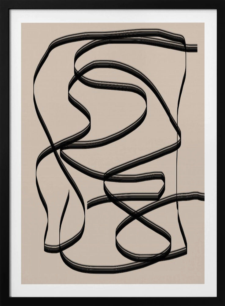Flowing Lines Maze | Poster